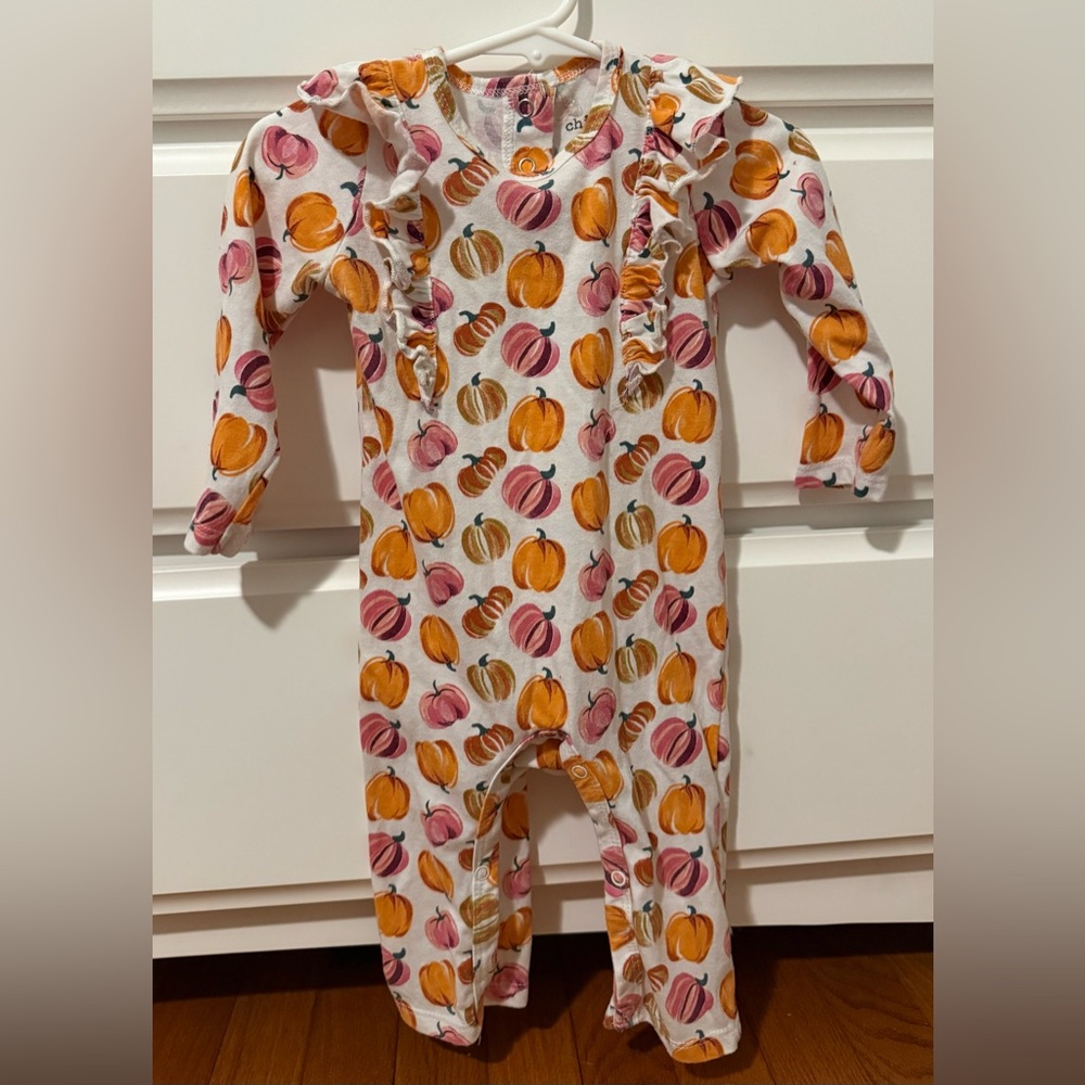 Chick Pea pumpkin jumpsuit